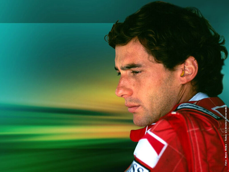 Man in Red Racing Suit — Serious