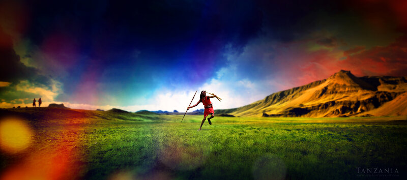 Man in Red Running