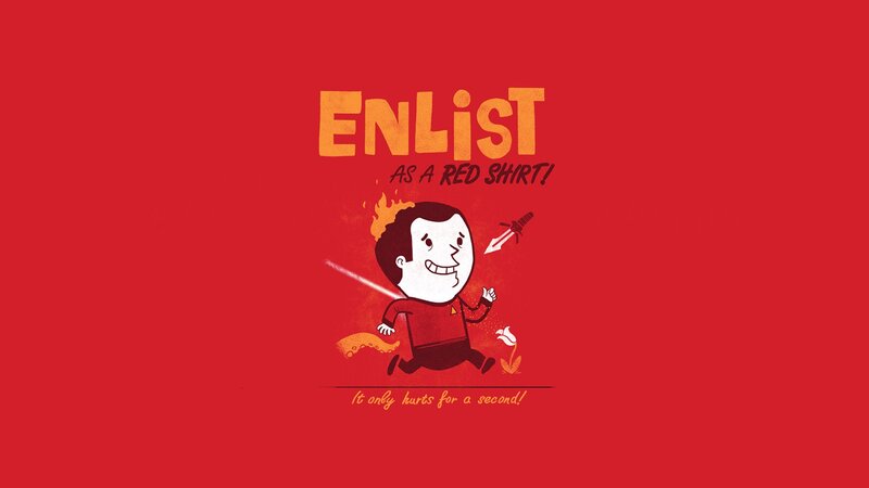 Man in Red Shirt — Humorous