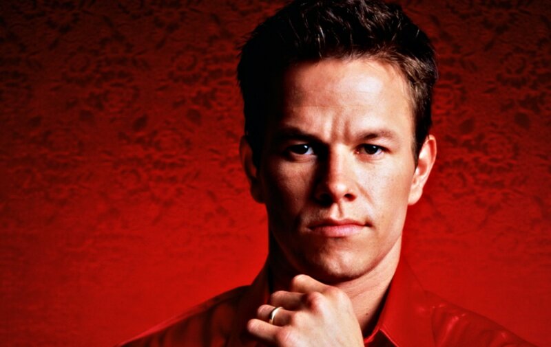 Man in Red Shirt — Serious, Photograph, Red Background