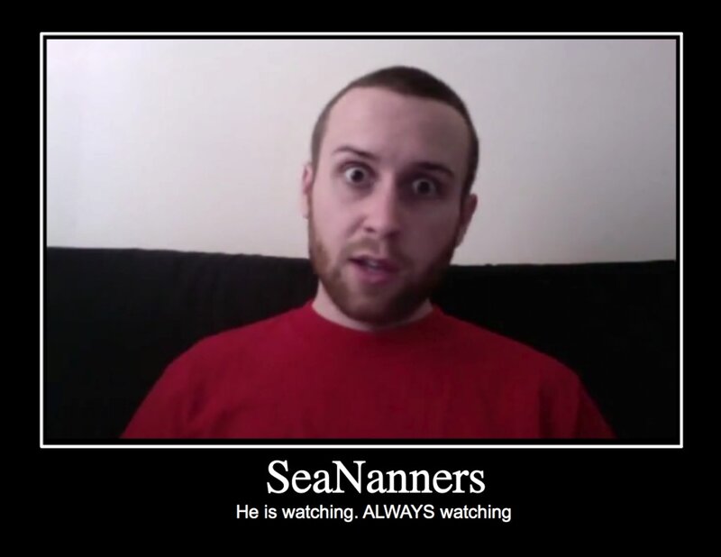 Man in Red Shirt — Surprised, Photograph