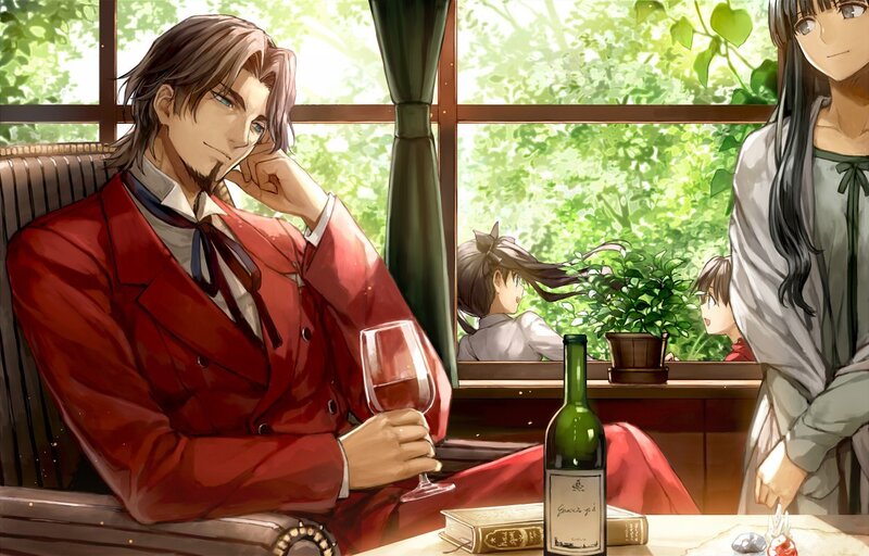 Man in Red Suit — Calm, Afternoon