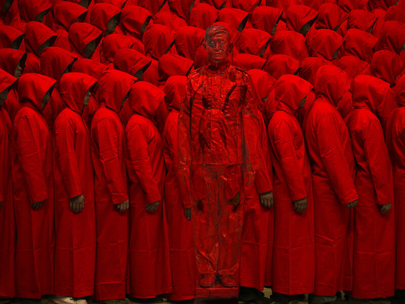 Man in Red Suit — Dramatic, Photograph, Red Robes