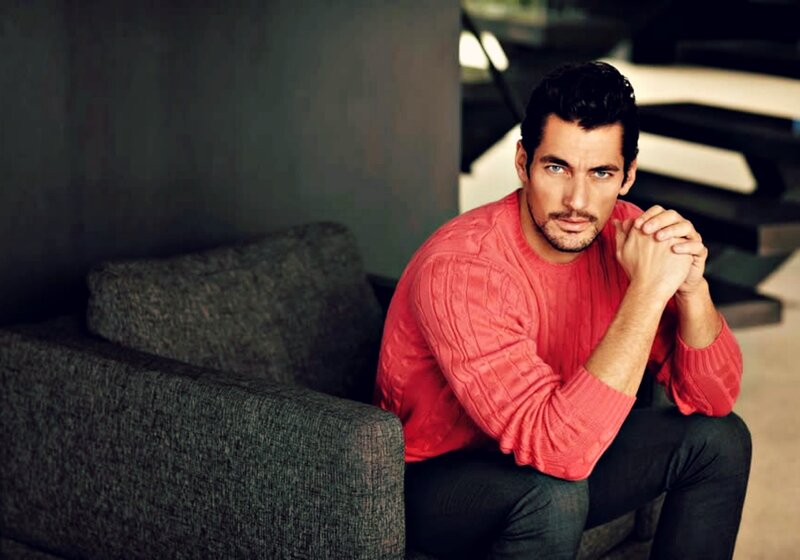 Man in Red Sweater — Serious