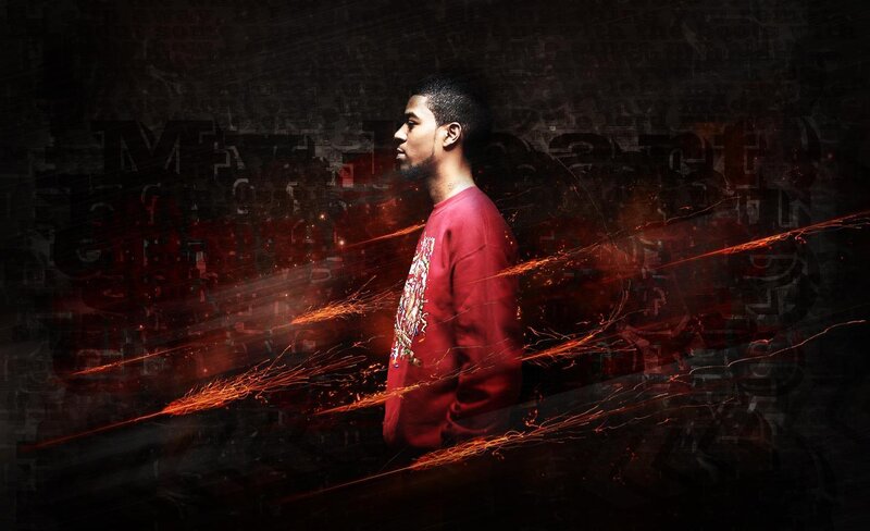 Man in Red Sweatshirt — Dramatic