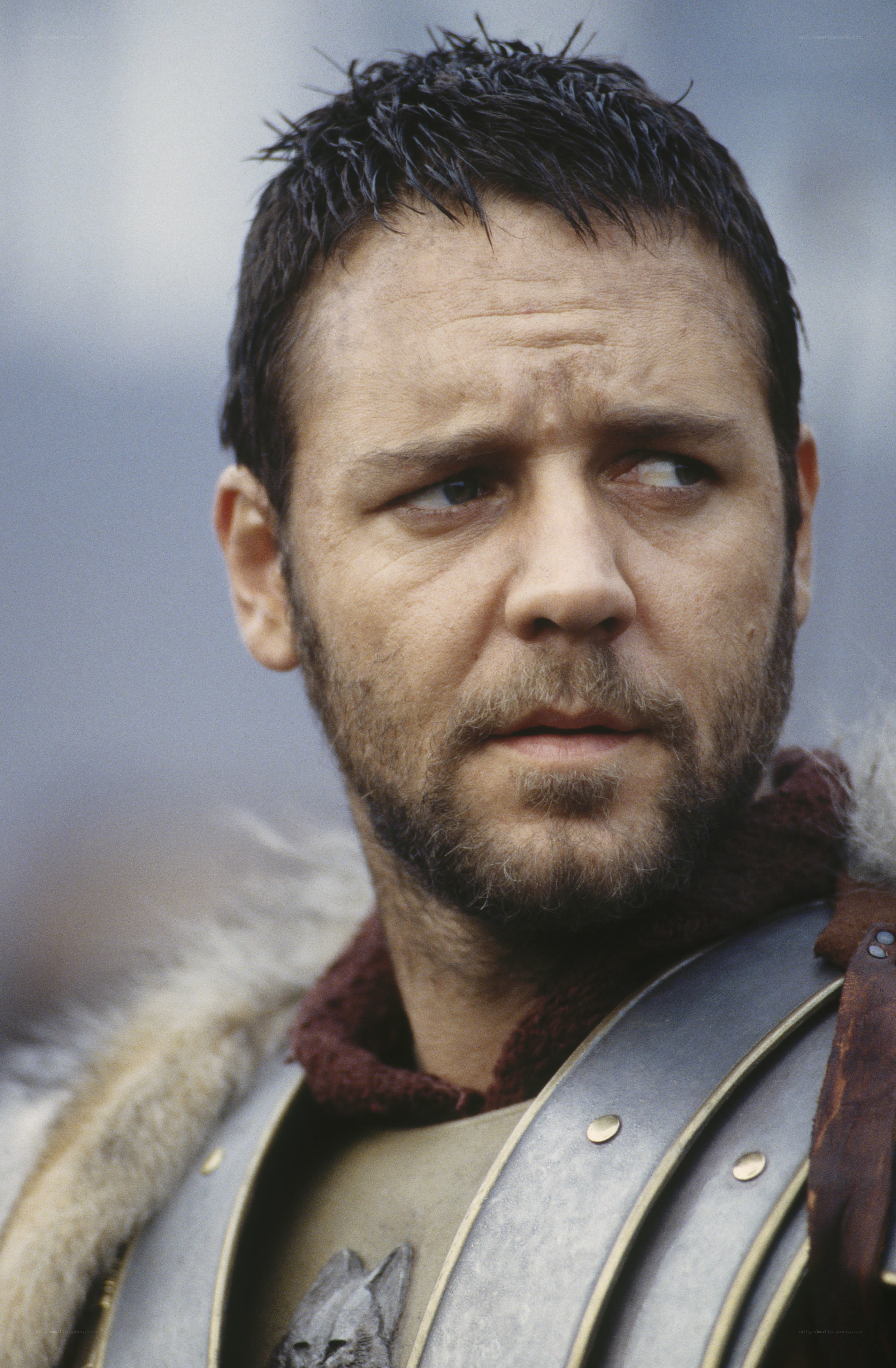 man in roman armor
