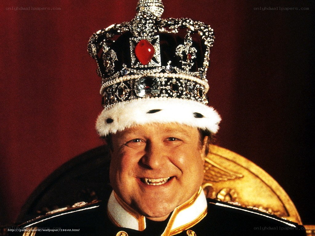 Man in royal crown and uniform