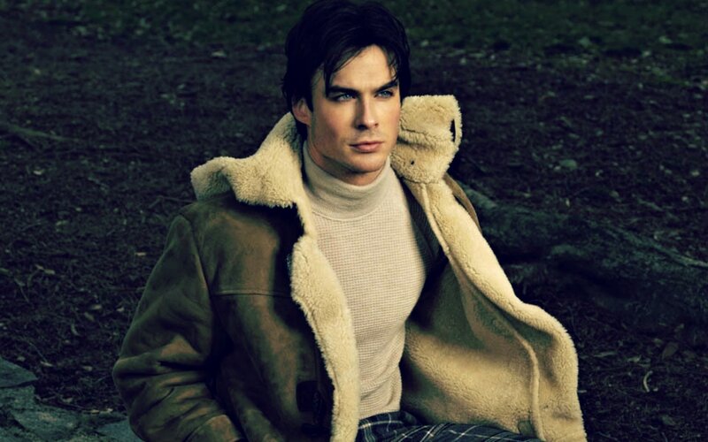 Man in Shearling Coat — Brown