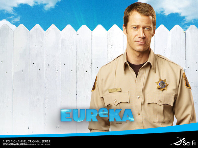 Man in Sheriff Uniform — Blue