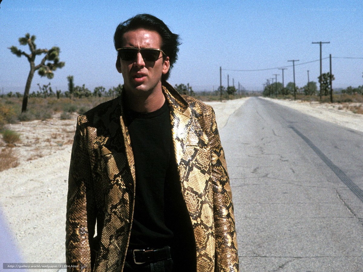 man in snake-skin jacket on road