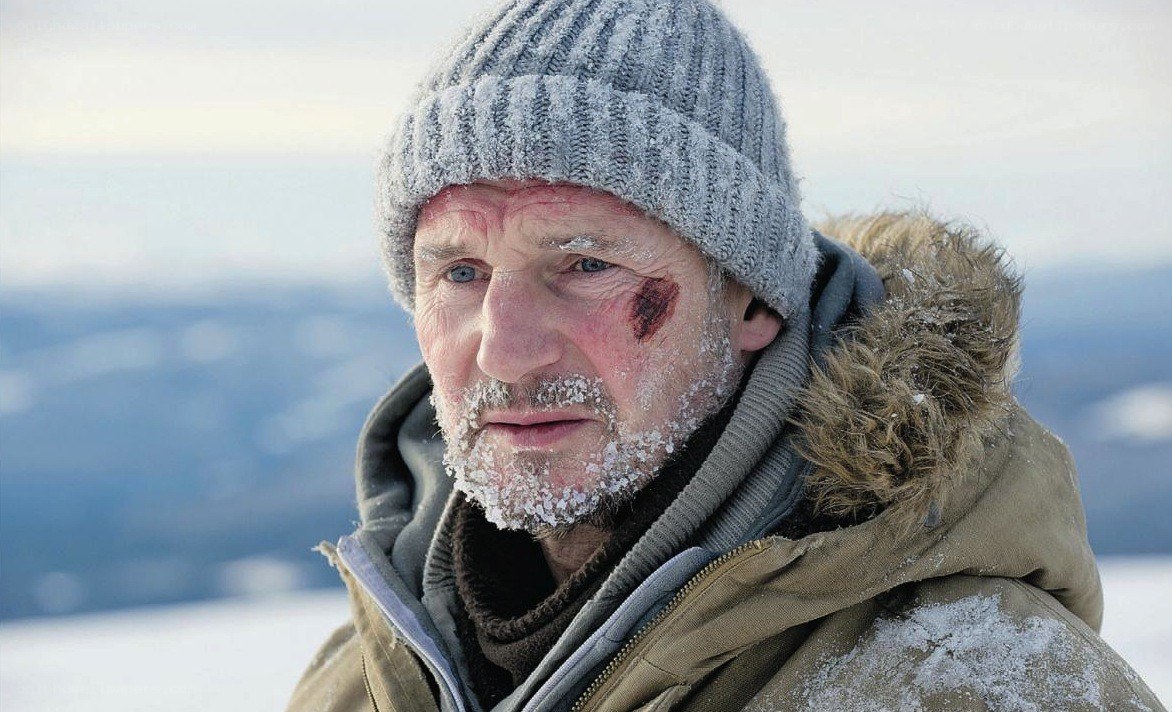 man in snowy landscape