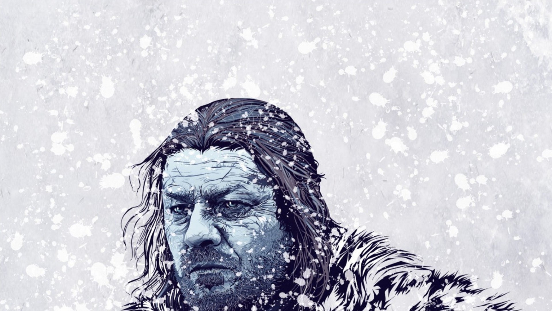 man in snowy landscape