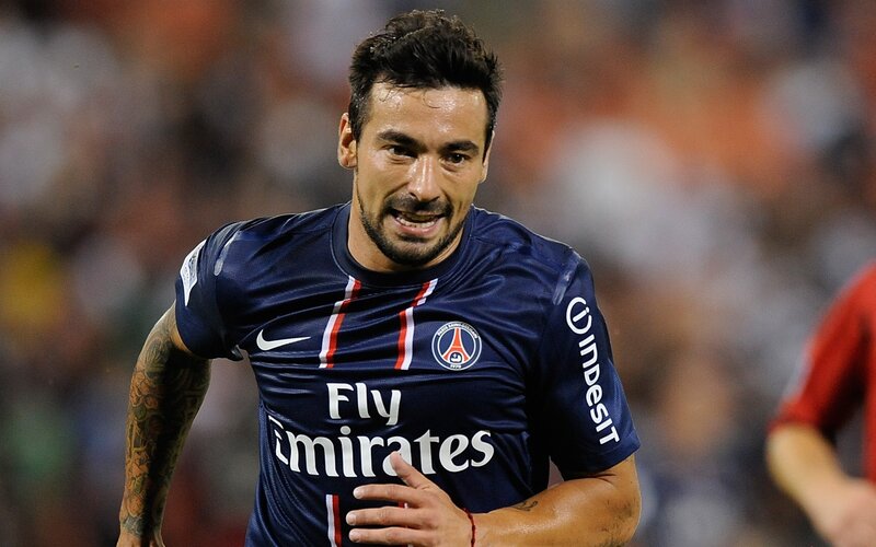 Man in Soccer Jersey — Blue, Intense