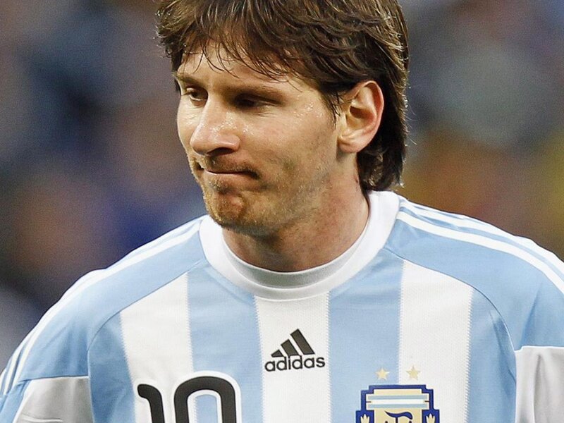 Man in Soccer Jersey — Blue