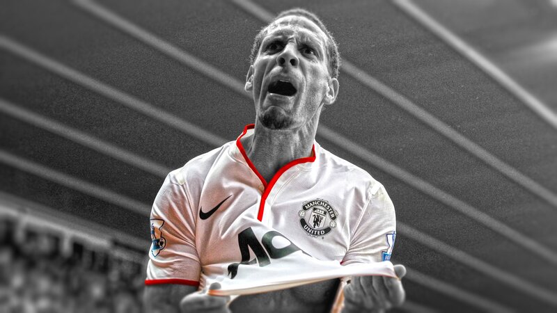 Man in Soccer Jersey — White, Dramatic