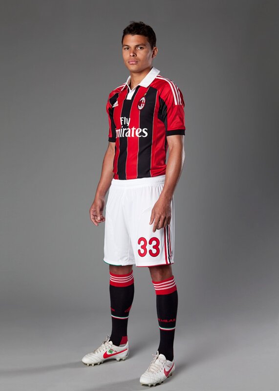 Man in Soccer Uniform — Red