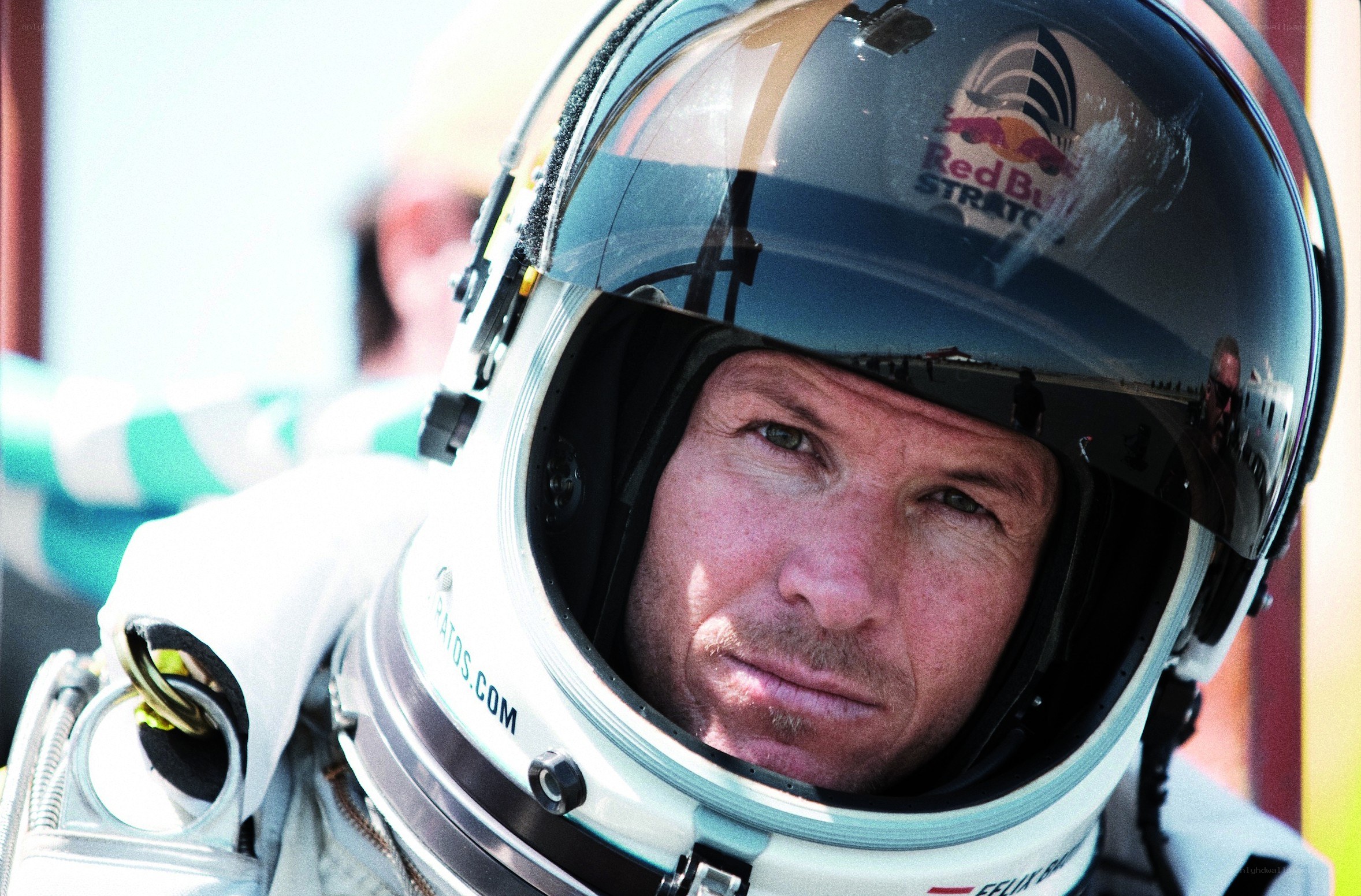 man in space helmet