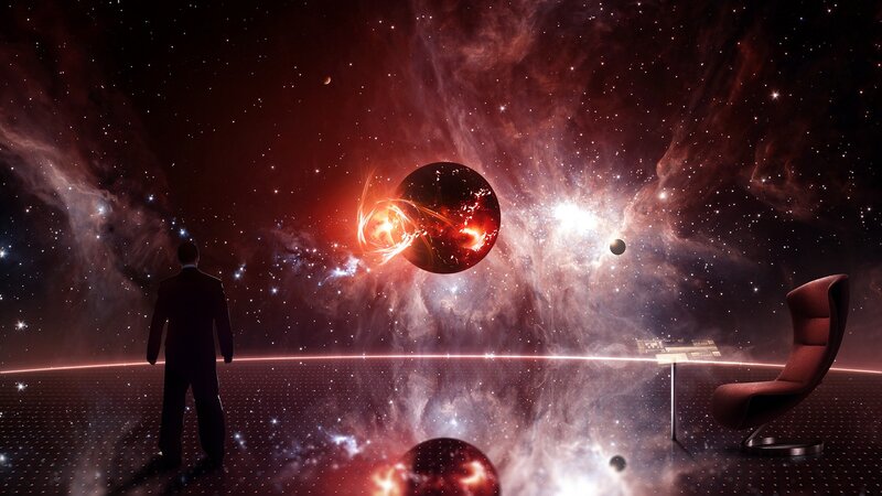 man in space observatory