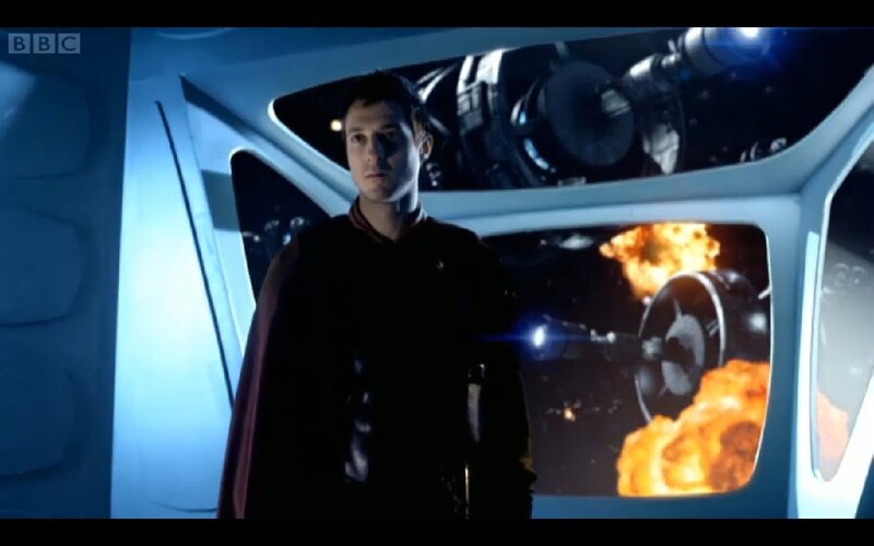 man in spaceship cockpit