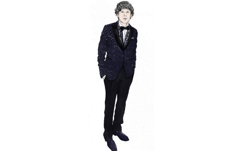 man in sparkly tuxedo