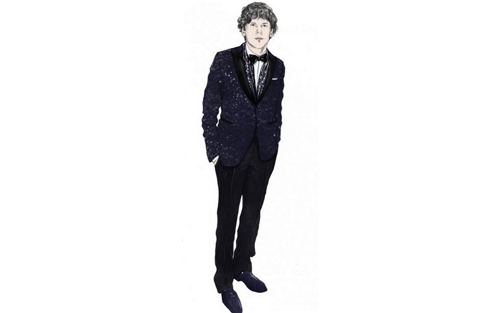 man in sparkly tuxedo