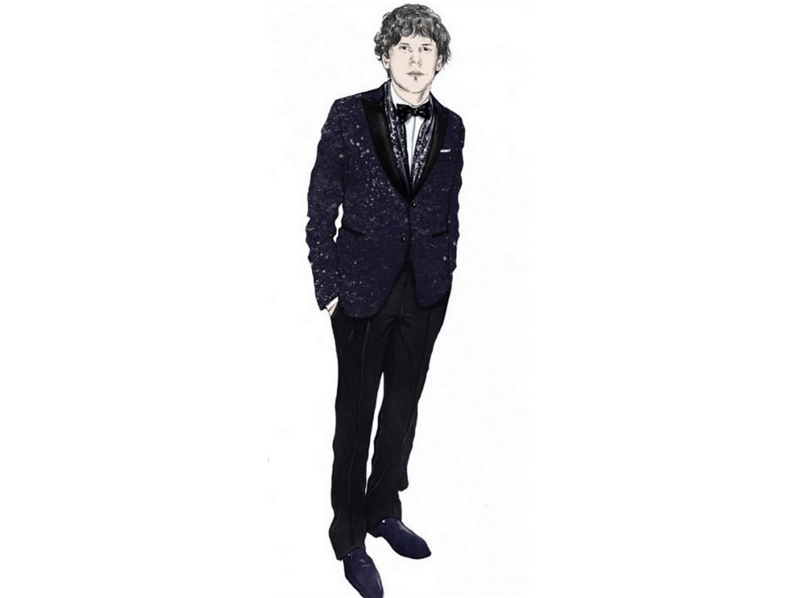 man in sparkly tuxedo