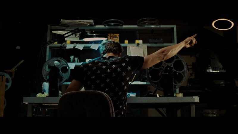 Man in Star-patterned Shirt — Black