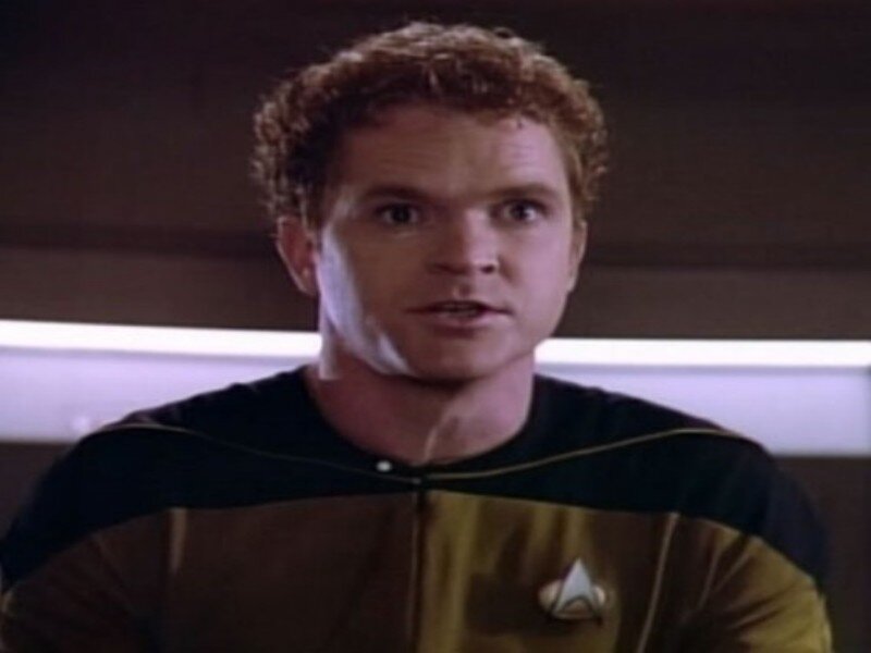 Man in Starfleet Uniform — Black, Serious, Photograph