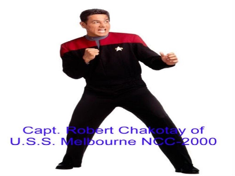 Man in Starfleet Uniform — Black