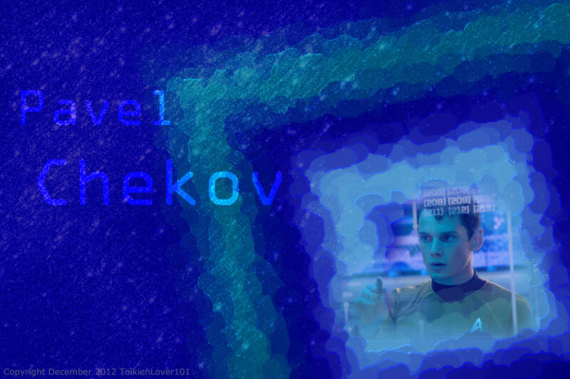 Man in Starfleet Uniform — Blue, Dramatic