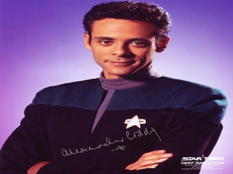 Man in Starfleet Uniform — Purple, Confident