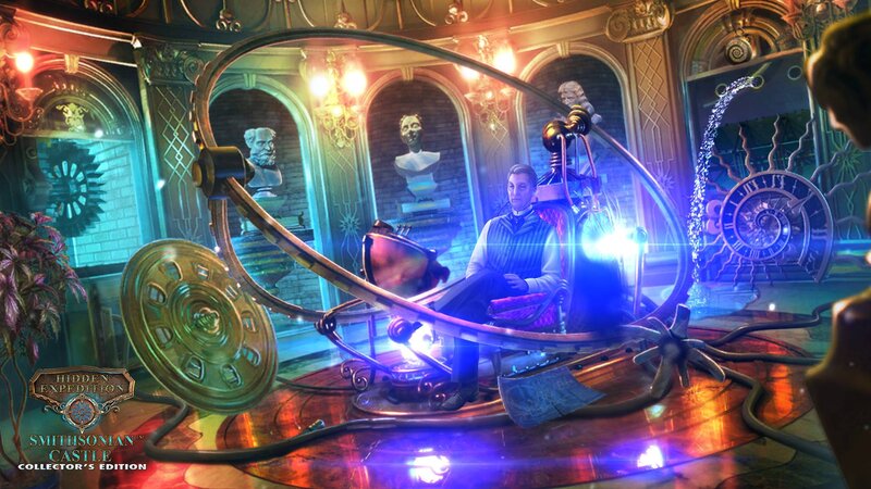 Man in Steampunk Chair