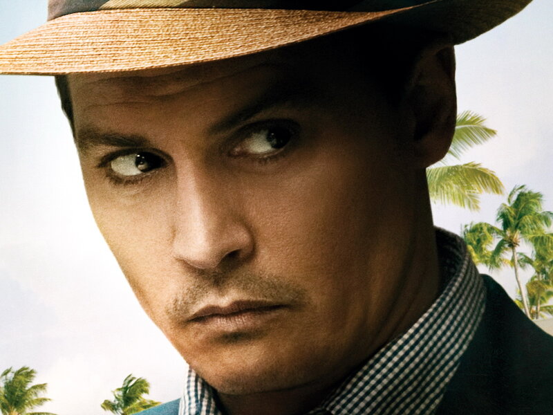 Man in Straw Hat — Brown, Serious