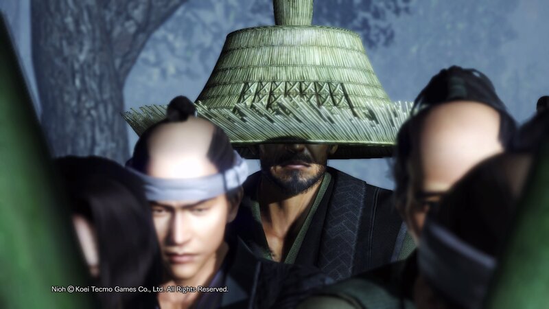 Man in Straw Hat — Green, Dramatic