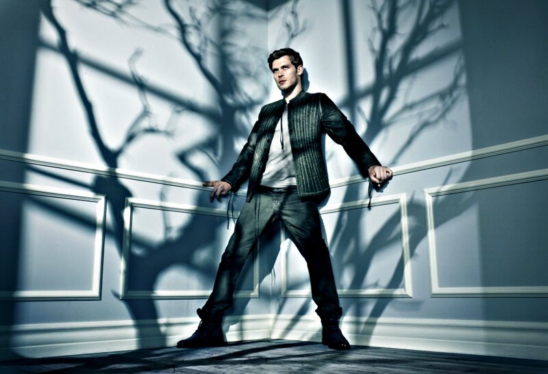 Man in Striped Jacket — Gray