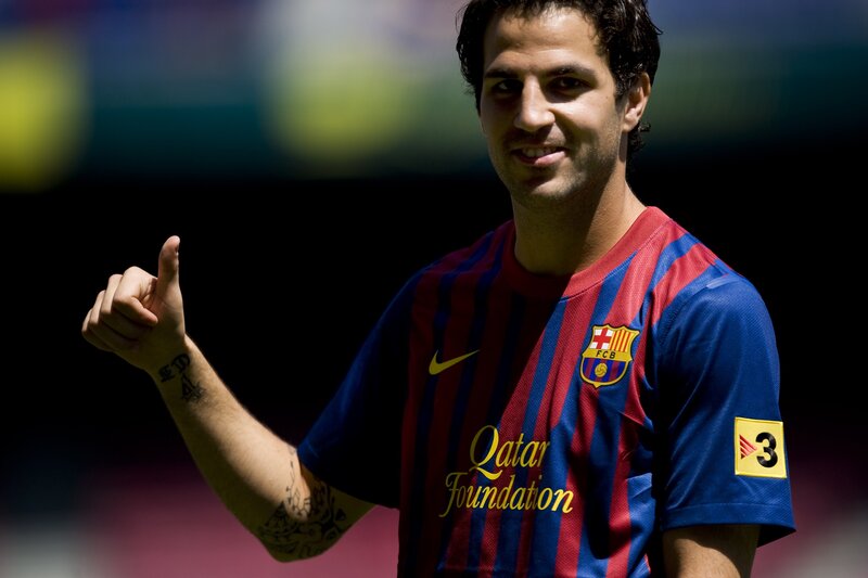Man in Striped Jersey — Blue, Confident