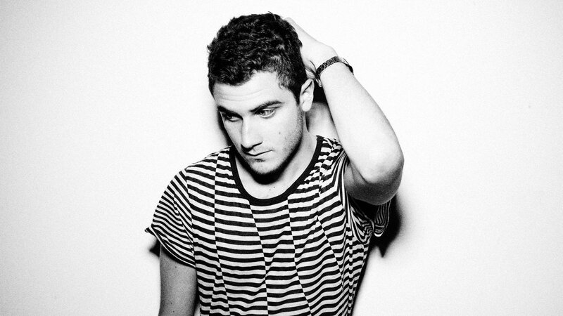 Man in Striped Shirt — Black, Neutral
