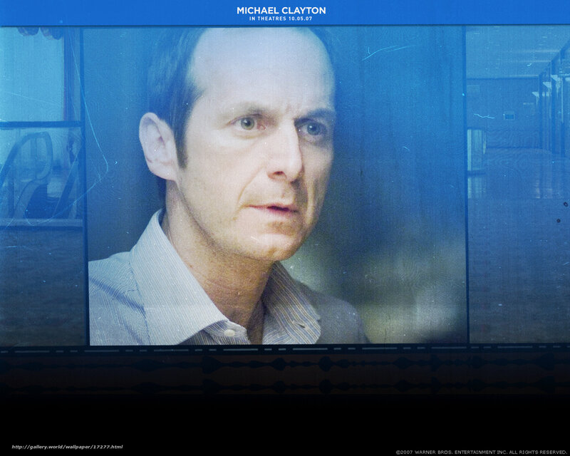Man in Striped Shirt — Blue, Serious