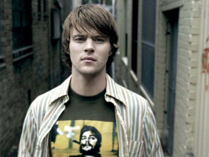 Man in Striped Shirt — Brown