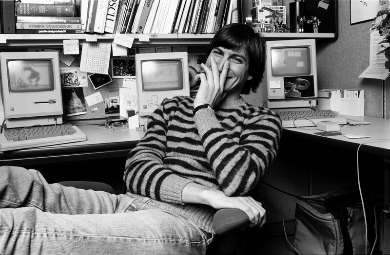 Man in Striped Sweater — Black, Casual