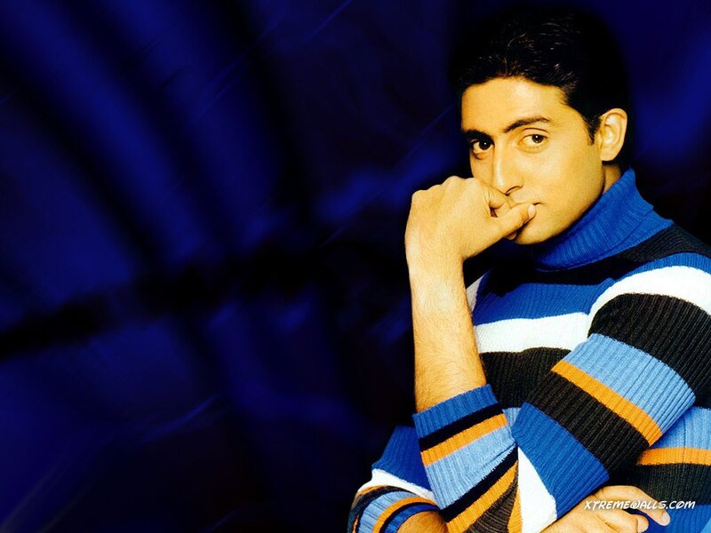 Man in Striped Sweater — Blue, Dramatic