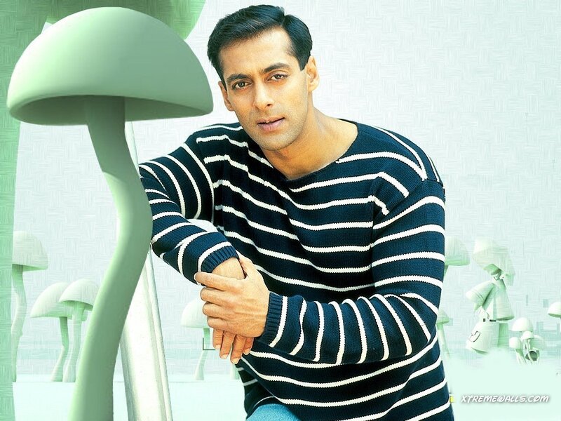 Man in Striped Sweater — Green