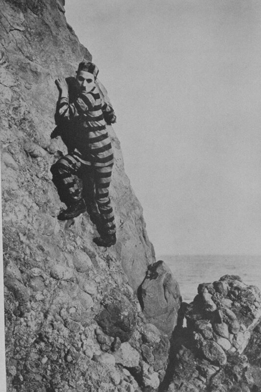 Man in Striped Uniform — Black