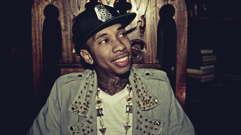 man in studded jacket