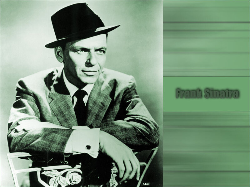 Man in Suit and Hat — Green