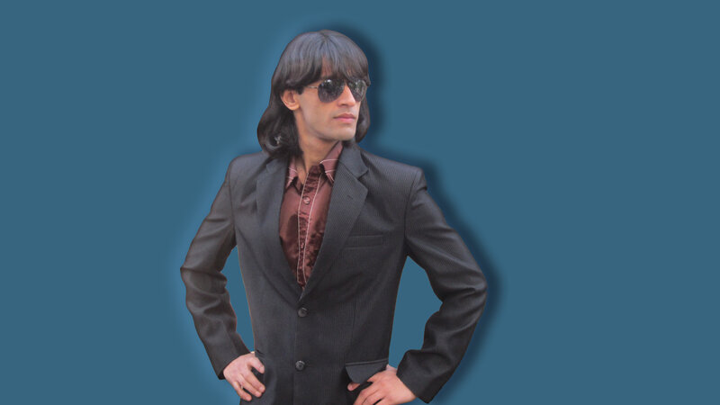 Man in Suit and Sunglasses — Blue, Confident