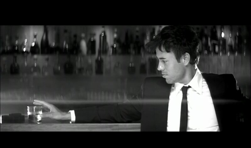 Man in Suit at Bar — Black