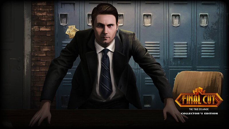 Man in Suit at Desk — Black, Dramatic