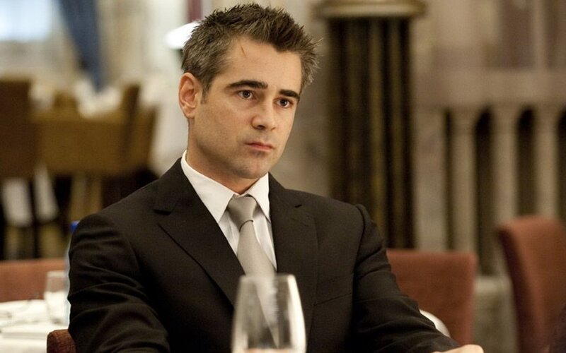 man in suit at restaurant
