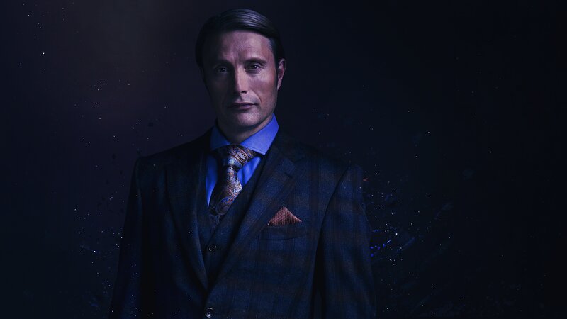 Man in Suit — Blue, Dramatic, Night